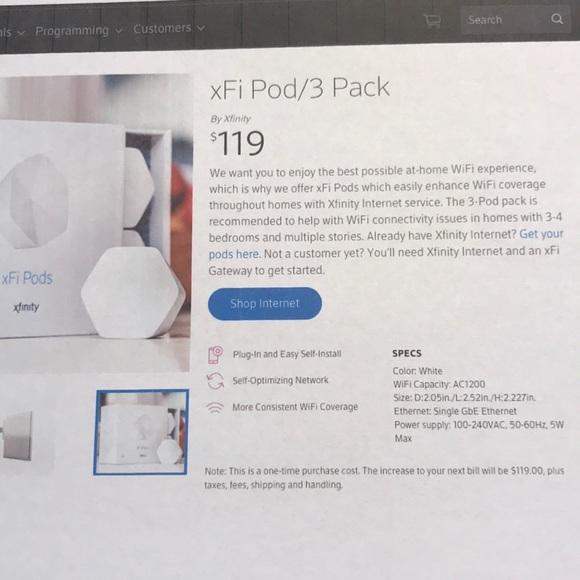 Xfinity Other Xfi Pod 3pack Poshmark